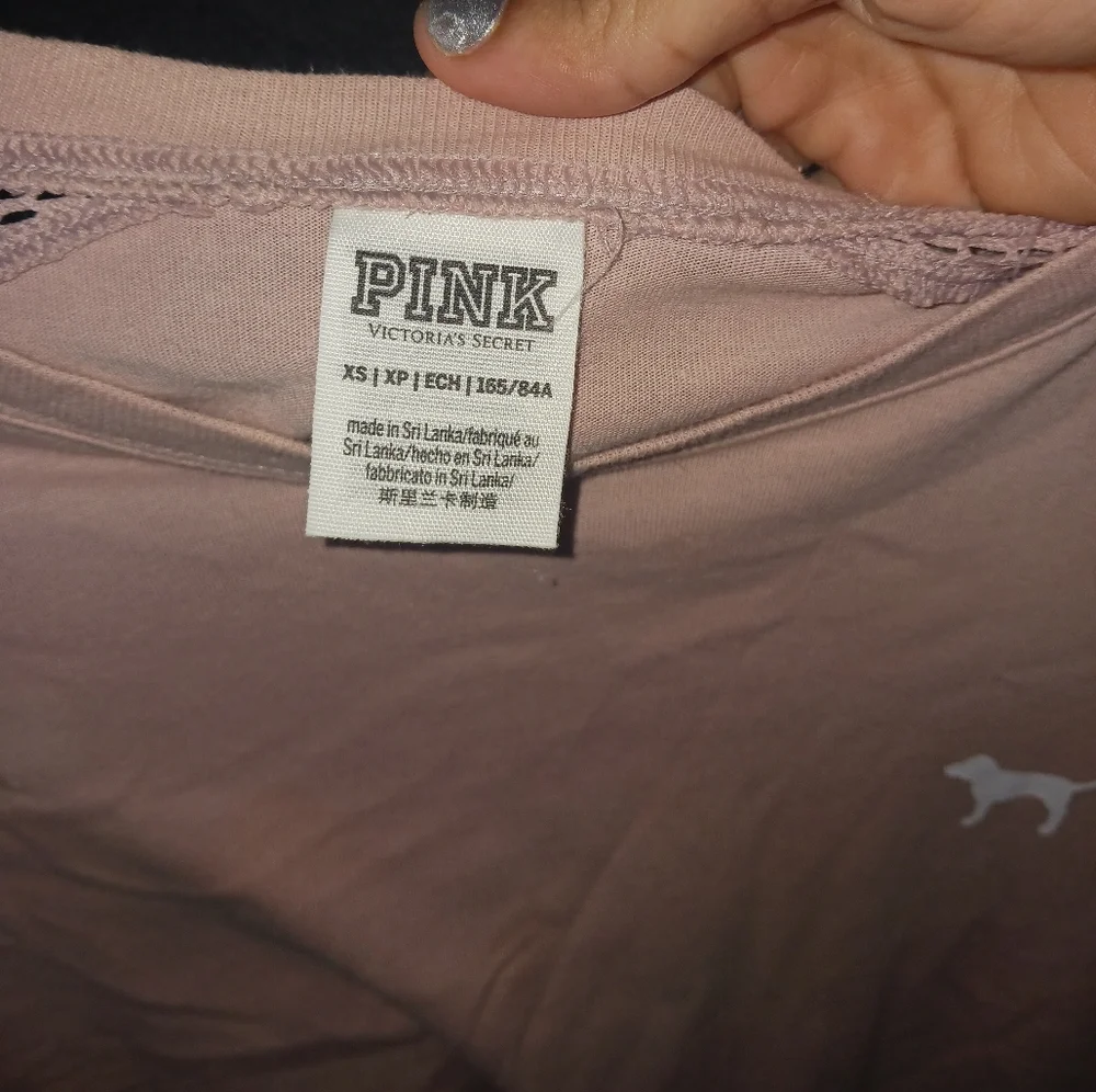 PINK Victoria's Secret Women doggie mesh long sleeve shirt - Picture 6 of 7